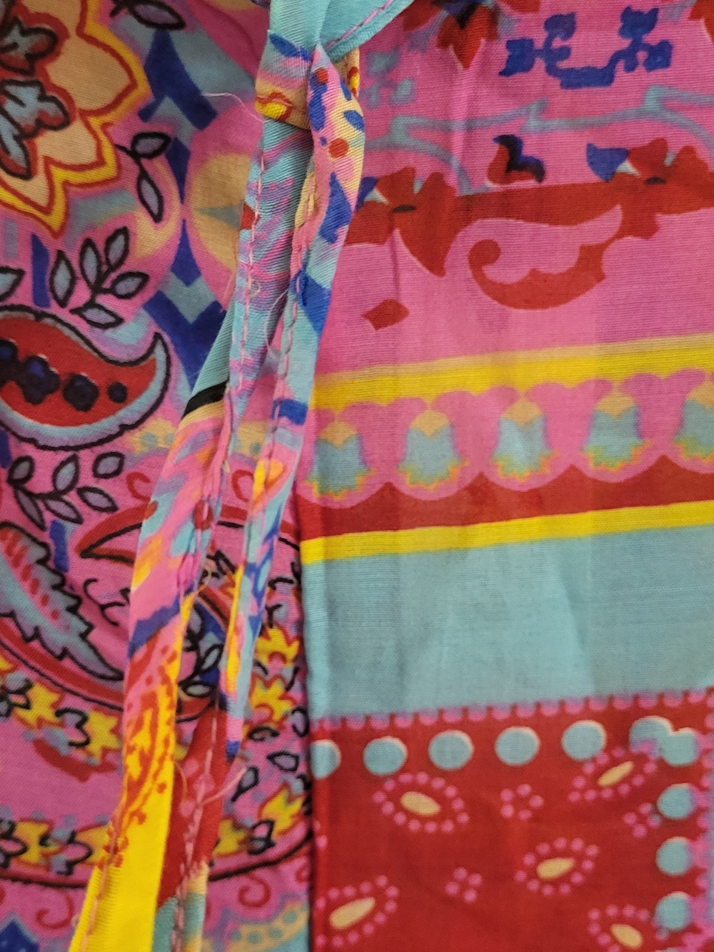 Raj  Paisley Print Swim Pants Cover Up - Size XL(12) - Picture 4 of 5